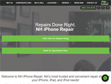 Tablet Screenshot of nhiphonerepair.com